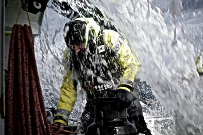 Onboard Team Brunel - Cameras reveal life onboard in the Southern Ocean - Volvo Ocean Race 2015 © Stefan Coppers/Team Brunel